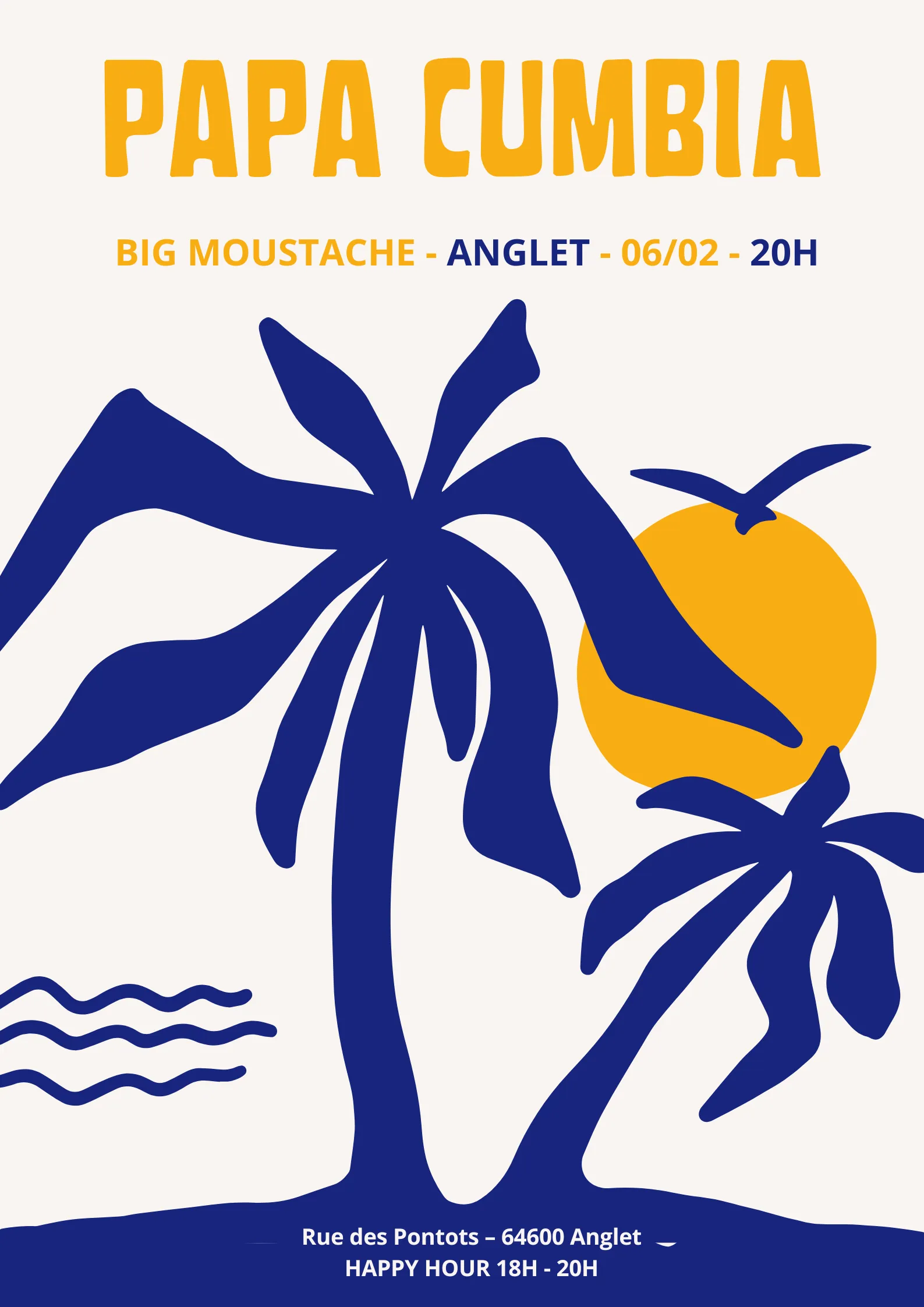 🌴 Papa Cumbia au Big Moustache 🌴